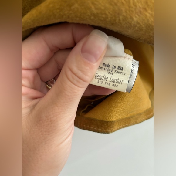 100% Genuine suede vintage top - Picture 3 of 5